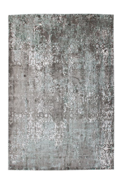Rechteckiger Teppich mit Vintage Design und abstraktem Muster.