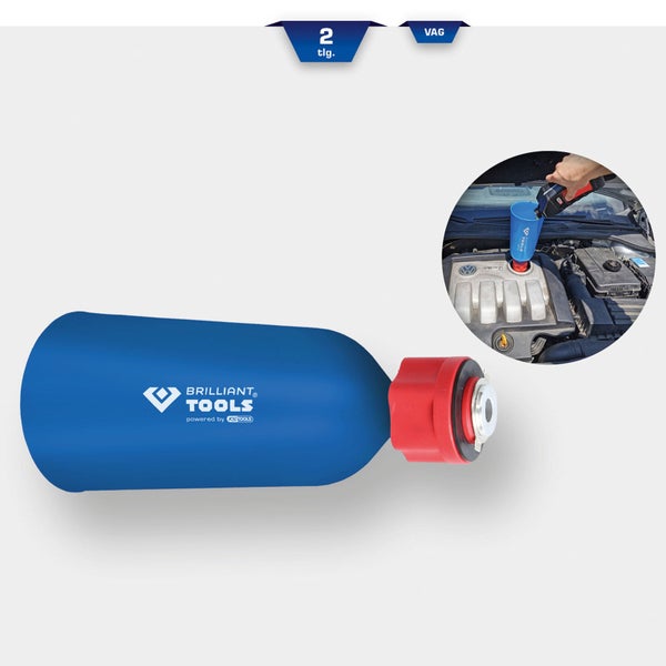 Brilliant Tools Öl-Einfülltrichter, 2-teilig, zur Verwendung an VAG-Fahrzeugen