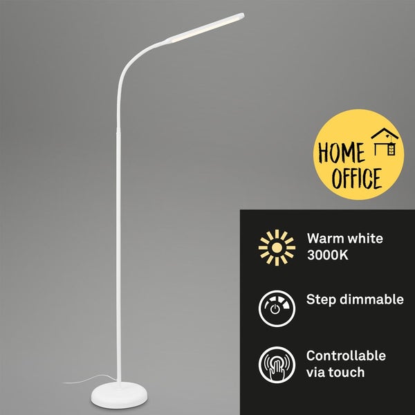 LED floor light, white, 1xLED-platine/6W