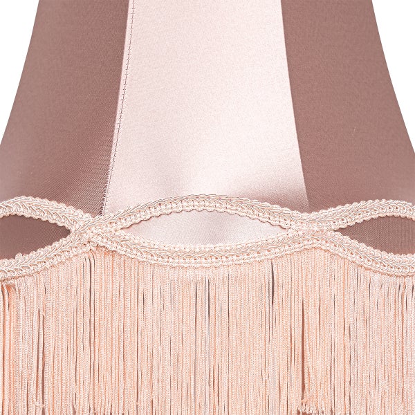 Stofflampenschirm rosa 30 cm - Oma