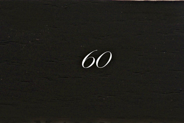 Holzstruktur mit der Zahl 60