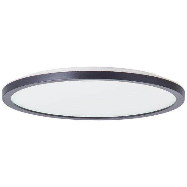 LED Panel Brennan in Schwarz und Weiß 17,5W 2000lm IP44 4000K