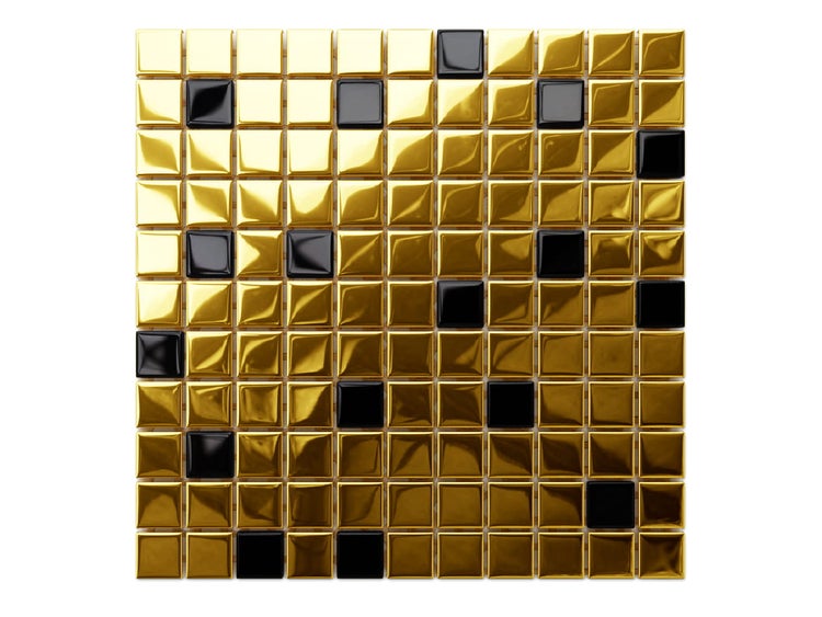 Glasmosaik auf Netz für Bad und Küche 30cm x 30cm  - Cleopatra