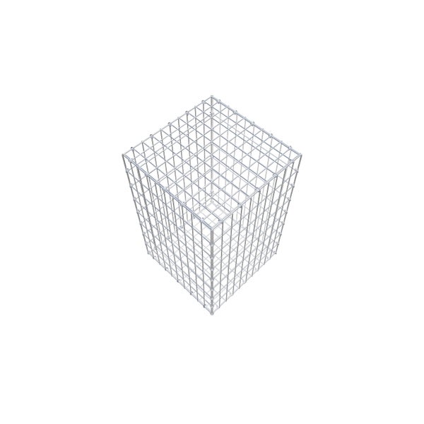 Gabione 80 cm x 50 cm x 50 cm (L x H x T), Maschenweite 5 cm x 10 cm, C-Ring