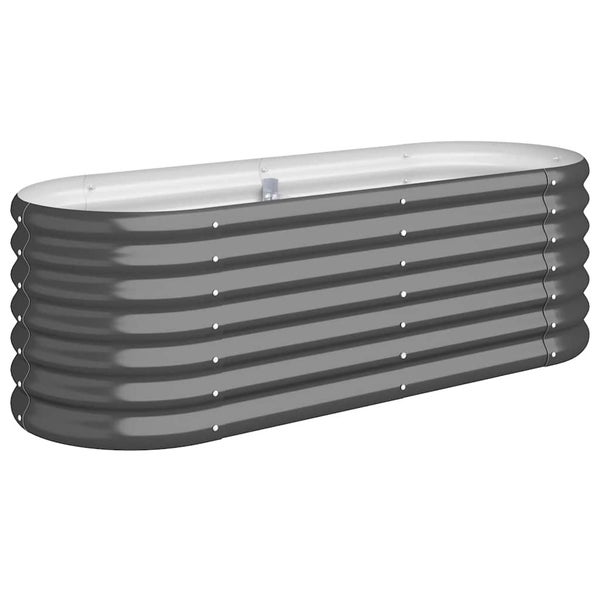 Rechteckiges Hochbeet aus Metall