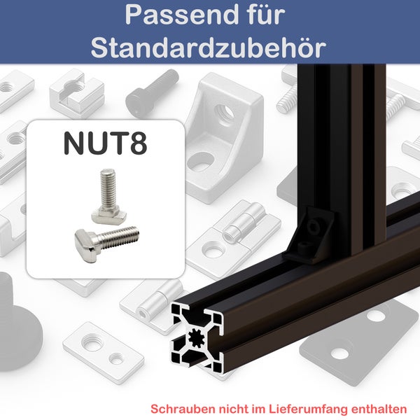 NUT8 Schrauben und Zubehör für Standardanwendungen