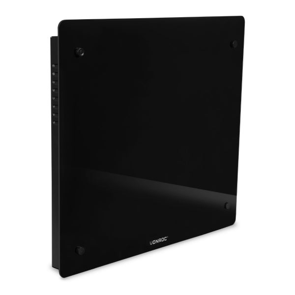 VONROC Elektro Konvektor Heizung mit Glasfront