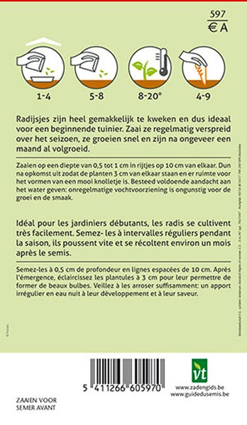 Informationen zur Aussaat von Radieschen