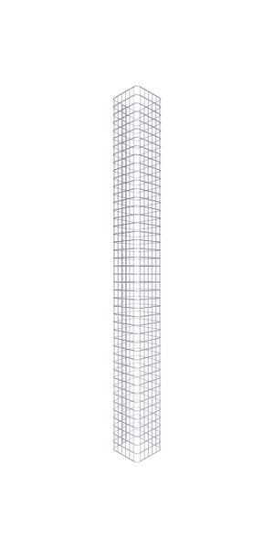 Gabionensäule 32 x 32 cm MW 5 x 5 cm eckig - Höhe: 2,20 m