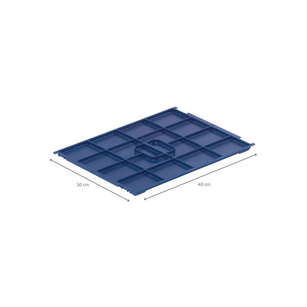 PROREGAL SparSet 5 x VDA KLT Kleinladungsträger Mit Verbundboden und Auflagedeckel HxBxT 14,7 x 30 x 40 cm 10 Liter KLT Transportbox