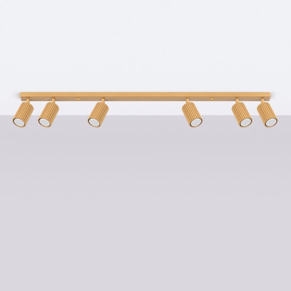 Deckenleuchte mit sechs Strahlern