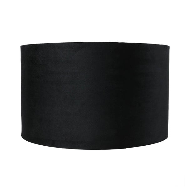 Schwarzer Lampenschirm