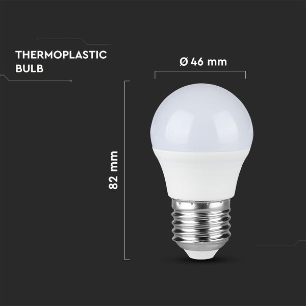 E27 Weiße LED-Lampen - Golf - IP20 - 4.5W - 470 Lumen - 4000K
