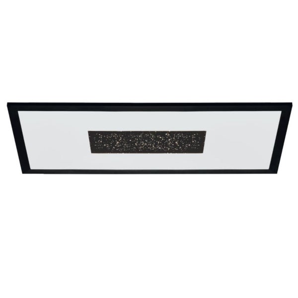 LED Deckenleuchte Marmorata in Schwarz und Weiß 17W 2200lm 595mm