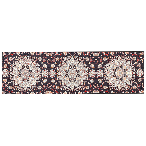 Teppich ARITAS Schwarz 60 x 200 cm