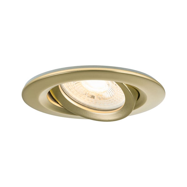 Einbauleuchte Nova Plus IP65 rund 93mm 30° GU5,3 / GU10 max. 35W 230/12V dimmbar Gold matt