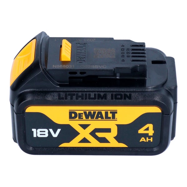 DeWALT Lithium-Ionen-Akku XR 18 Volt 4 Amperestunden in Schwarz und Gelb