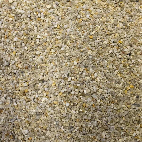 Feiner Zierkies in Beige und Grau für die Garten- und Innenraumgestaltung.