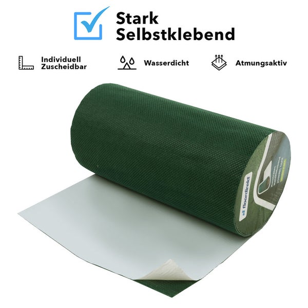 FLOORDIREKT Kunstrasen Klebeband - Grün - 15 x 500 cm
