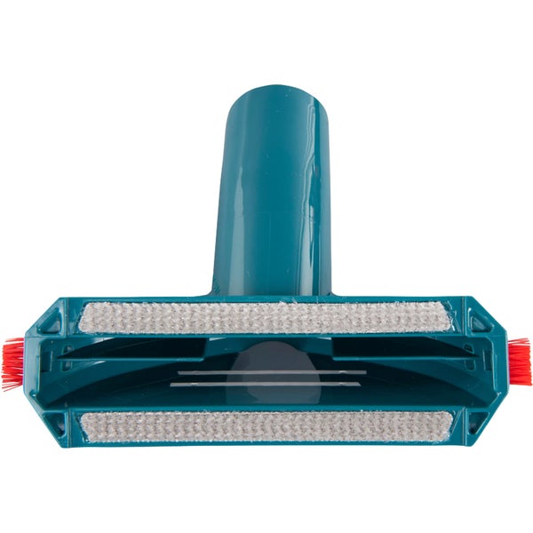 Polsterdüse für Staubsauger mit Fadenhebern und seitlichen Borsten aus Kunststoff