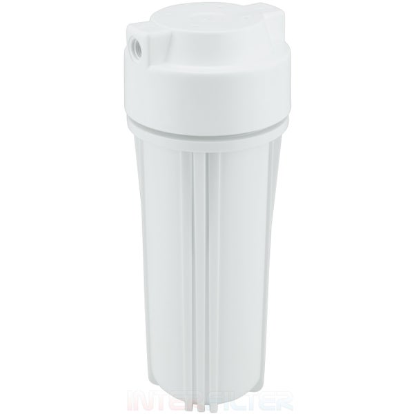 Wasserfiltergehäuse mit Filterkopf aus Kunststoff