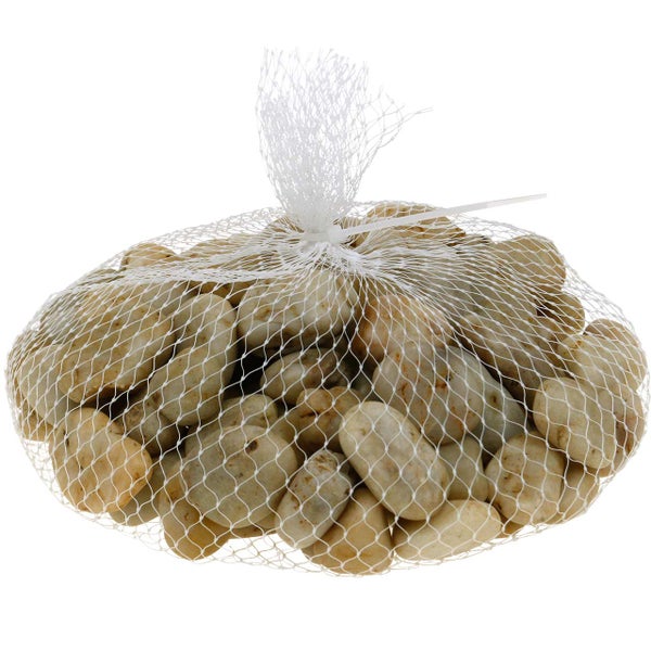 Sack mit Zierkieseln