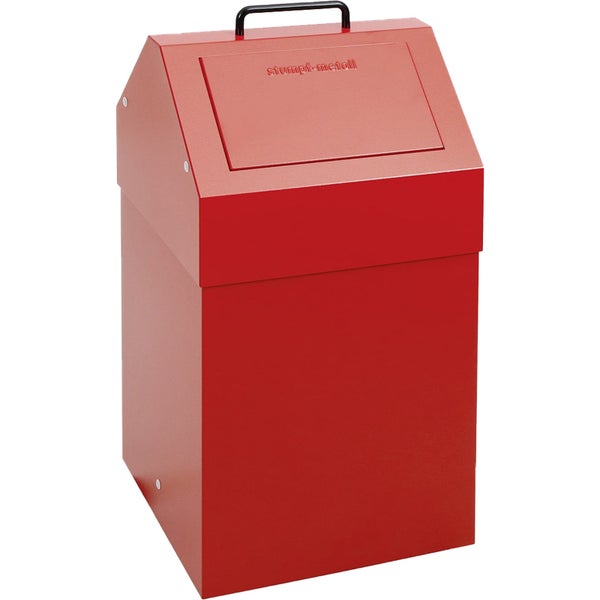 Schwarzer Werkstattwagen aus Metall mit sieben silbernen Schubladen, Zentralverriegelung, Schiebegriff und vier Rollen.