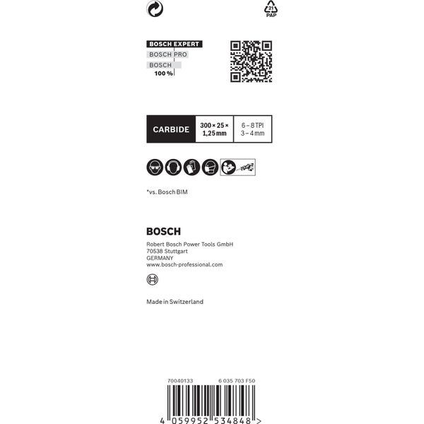 Bosch Experte Produktinformationen