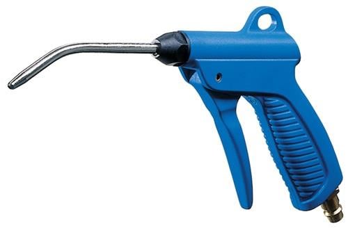 Ausblaspistole mit gebogenem Rohr für Druckluft