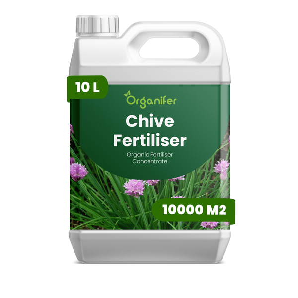 Organifer Schnittlauchdünger, organisches Düngerkonzentrat, 10 Liter für 10000 Quadratmeter.