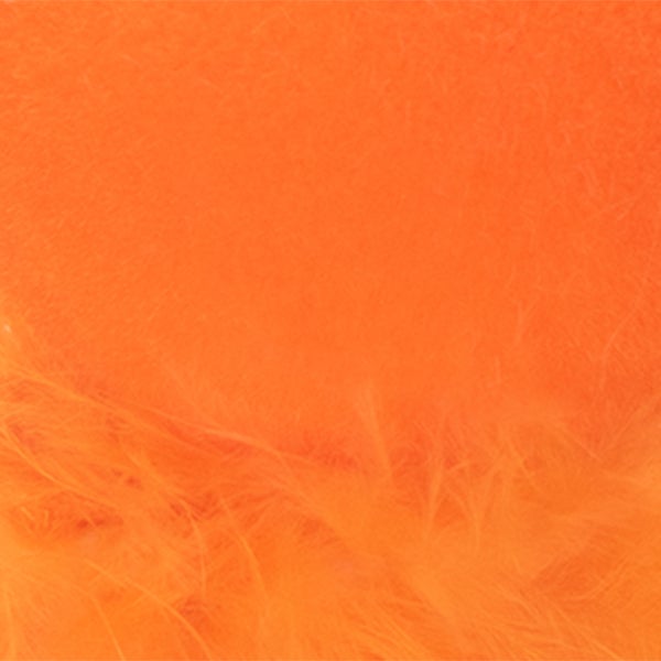 Orangefarbene Federn