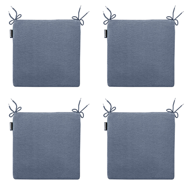 Sitzkissen Panama saphirblau - Ca. 40x40 cm - 4er-Set