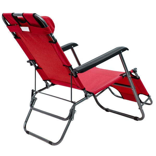 153x60 Garten Liegestuhl Klappbar - Outdoor Relaxliege Gartenstuhl Campingliege