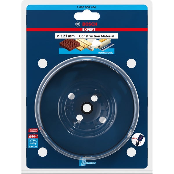 Bosch Expert Construction Material Lochsäge 121 x 60 mm - 2608900484