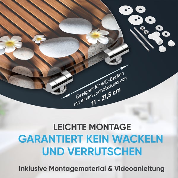 WC-Sitz mit Absenkautomatik Zentara