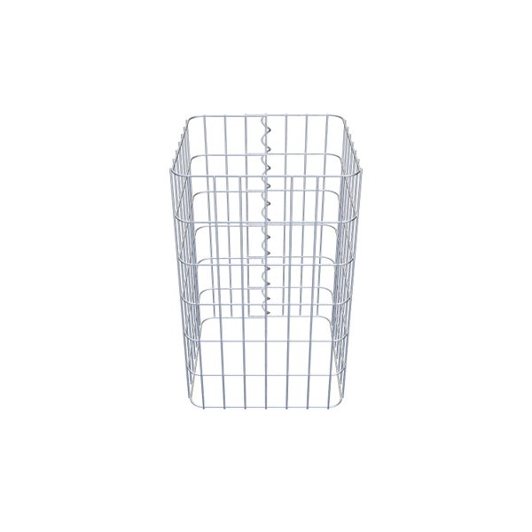 Gabionensäule 37 x 37 cm, MW 5 x 10 cm eckig - Höhe: 0,60 m