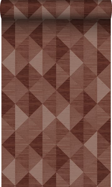 Origin Wallcoverings Tapete 3D Grasmuster Burgunderrot - 50 x 900 cm - 347887