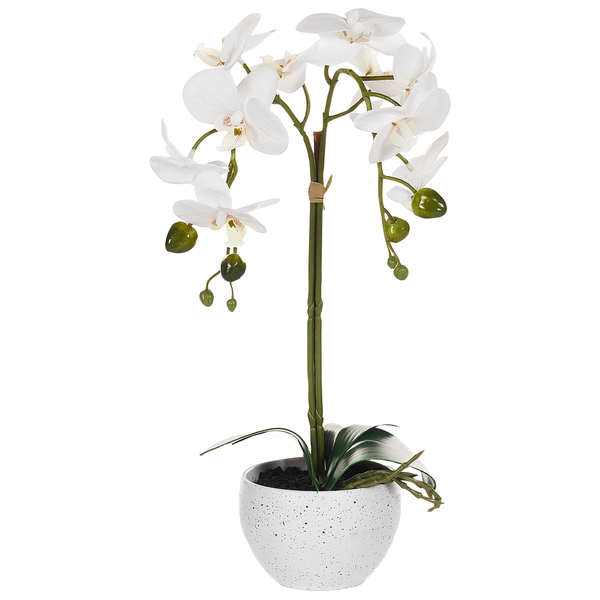 Kunstpflanze ORCHID 42 cm Weiß