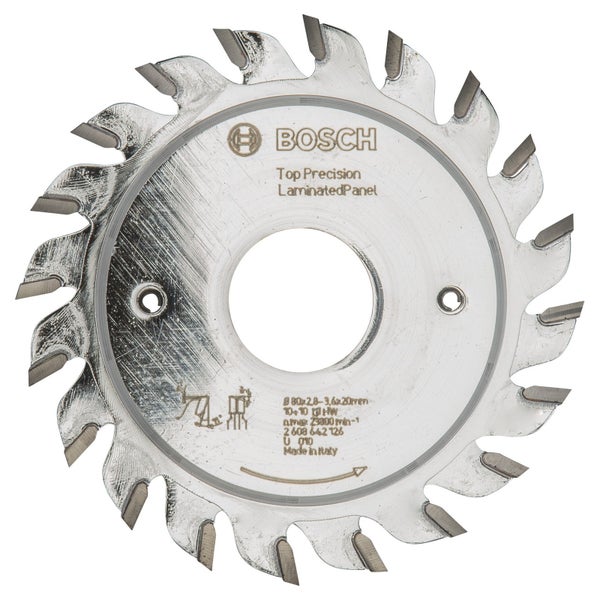 Bosch Vorritzblatt Top Precision Best for Laminated Panel, 80 x 20 x 2,8 - 3,6 mm -2608642126