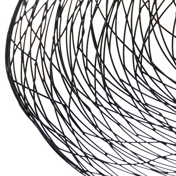 Detailaufnahme eines Drahtkorbs