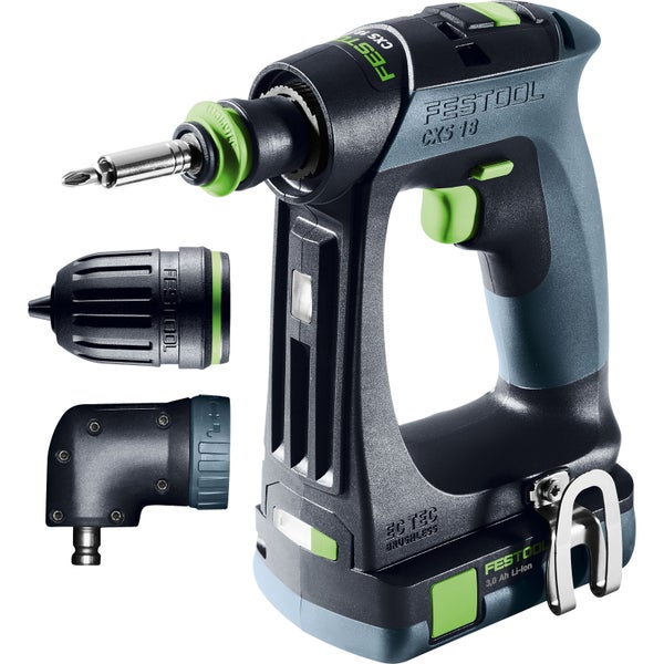Festool Akku-Bohrschrauber CXS 18 C 3,0-Set / 2x 3,0 Ah Akku + Ladegerät im Systainer - 576884