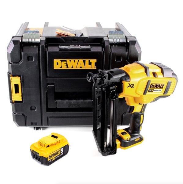 DeWalt Akku-Nagler 18 Volt XR Brushless mit Magazin.