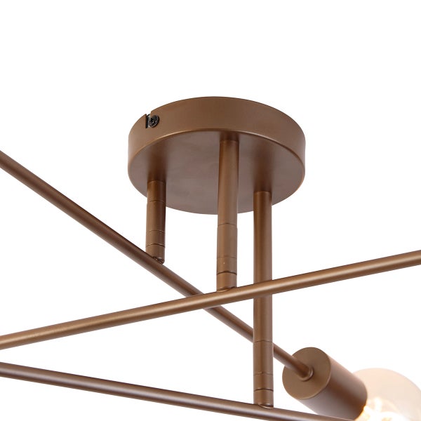 Detailansicht einer Deckenleuchte