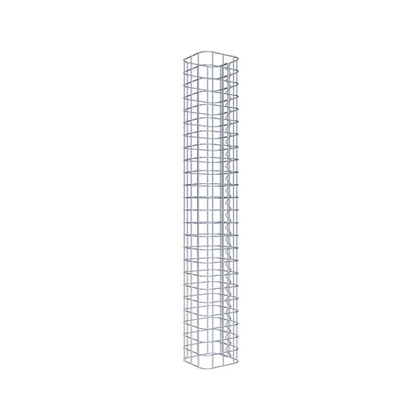 Gabionensäule 17 x 17 cm, MW 5 x 5 cm eckig - Höhe: 1,20 m