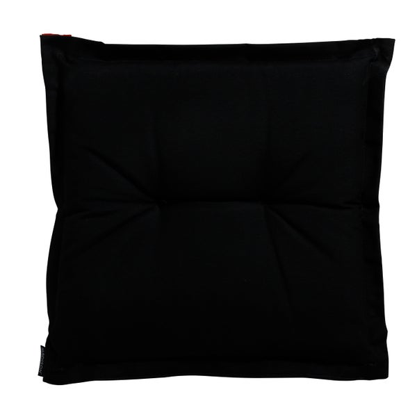 Sitzkissen Panama schwarz - Ca. 50x50 cm - 4er-Set