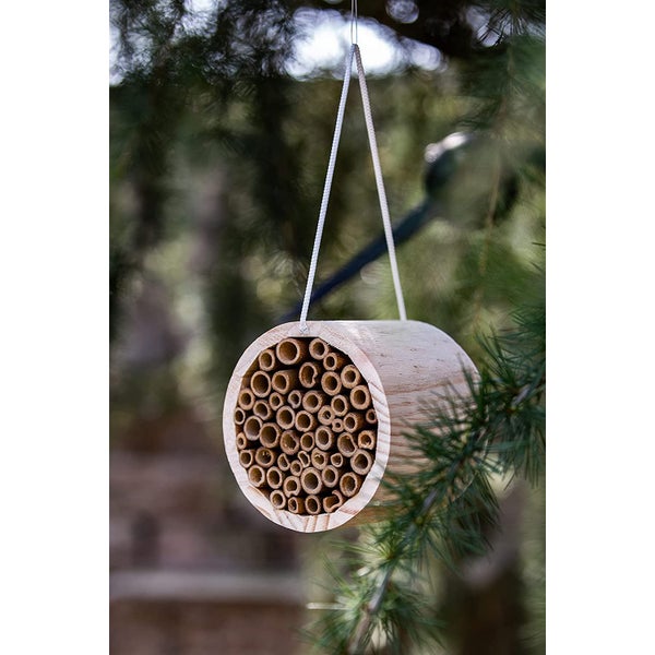 Insektenhotel CULT at home Bienenhotel Durchmesser 13cm braun zum Hängen
