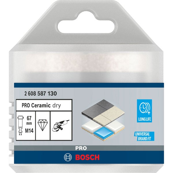 Bosch Pro Ceramic dry Trennscheibe mit 67 Millimeter Durchmesser