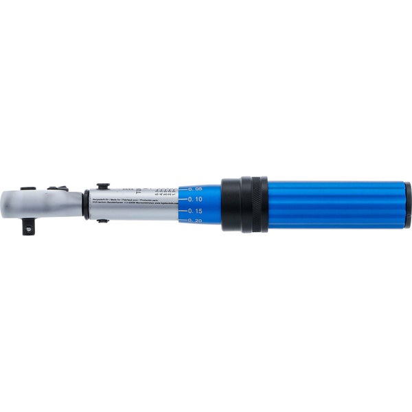 BGS Drehmomentschlüssel Abtrieb Außenvierkant 6,3 mm (1/4) 1 - 6 Nm - 2824