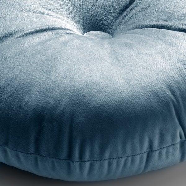 OLLY - Dekokissen Samt Provincial Blue 40 cm