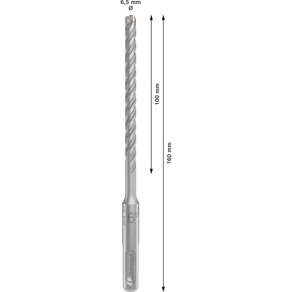 Bosch PRO SDS plus-5X Hammerbohrer 6,5 x 100 x 160 mm - 2608833782